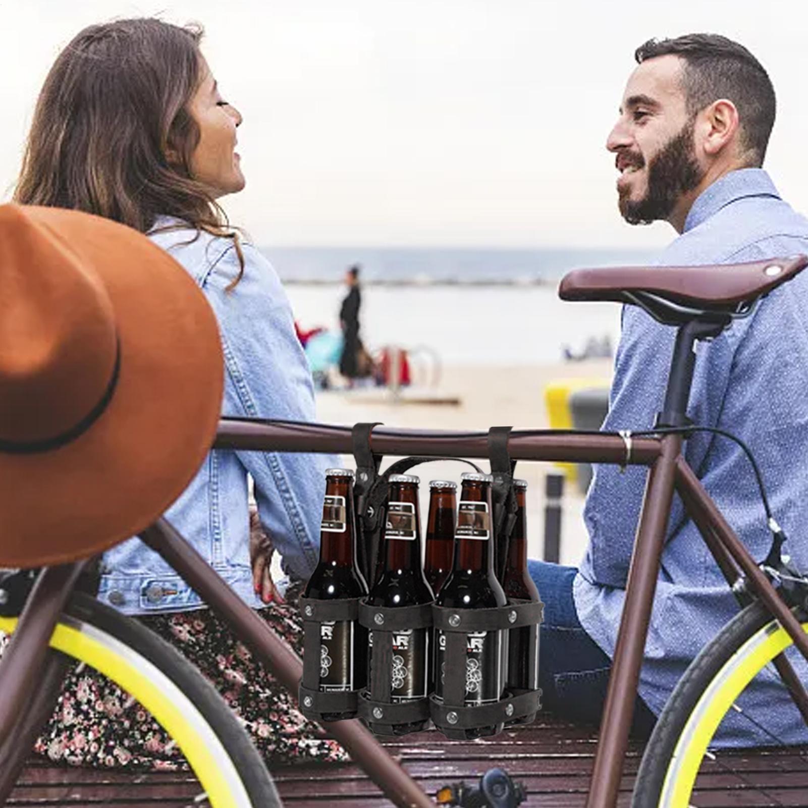 Wine Beer Tour - Bierhalter für Fahrrad, Radfahren, Bieraufbewahrung, auslaufsicheres