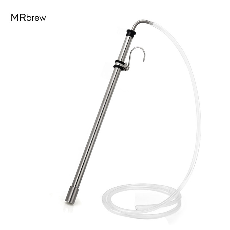 Beer Wine Kit - Edelstahl Bier Siphon Mit 1M Schlauch,