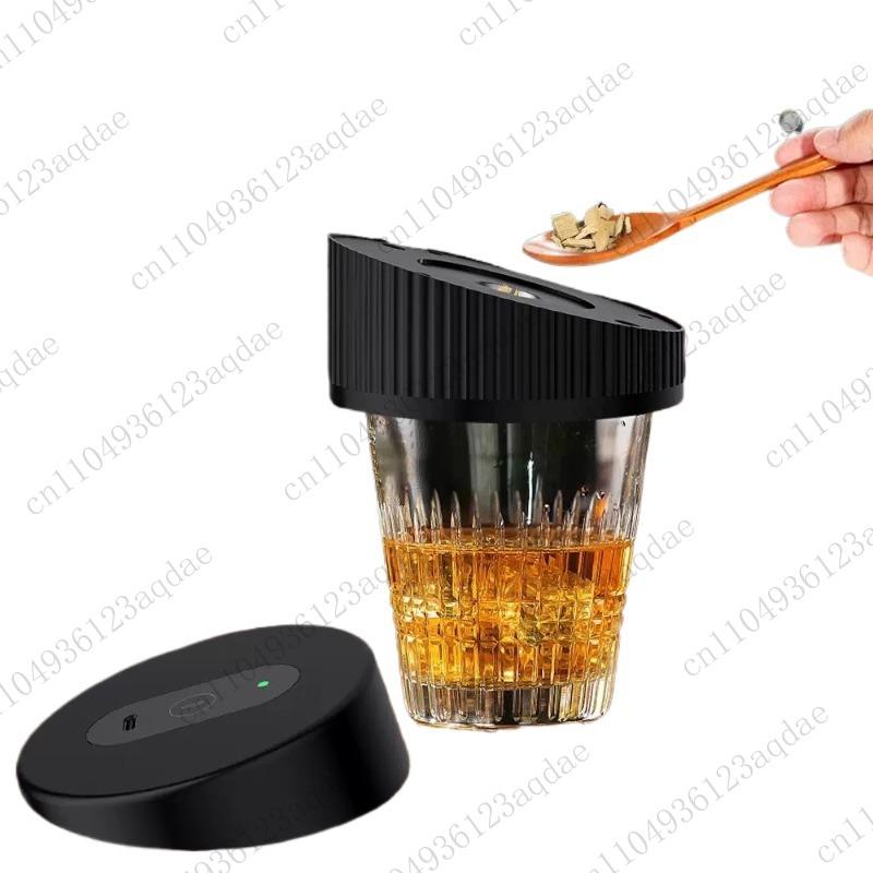 Beer Wine Kit - Whiskey Cocktail Smoker Elektrisches Cocktail-Räucherset, flammenfreies