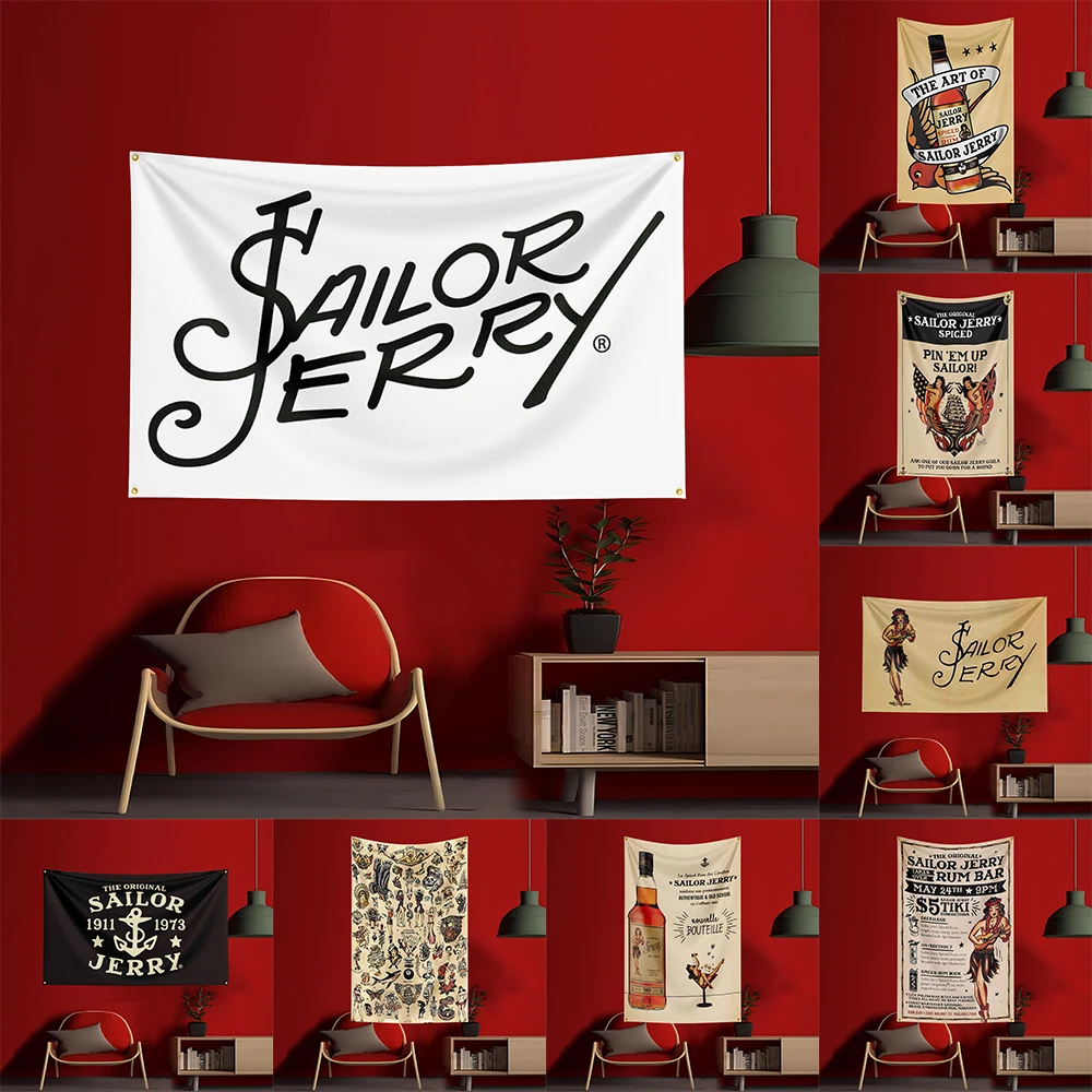 90X150CM S-Sailor Jerrys Rum-F – Wine Beer Garden Bewertung und Preis