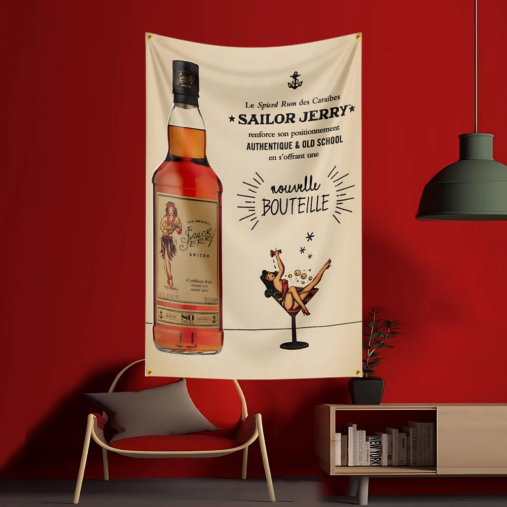 90X150CM S-Sailor Jerrys Rum-F – Wine Beer Garden Bewertung und Preis