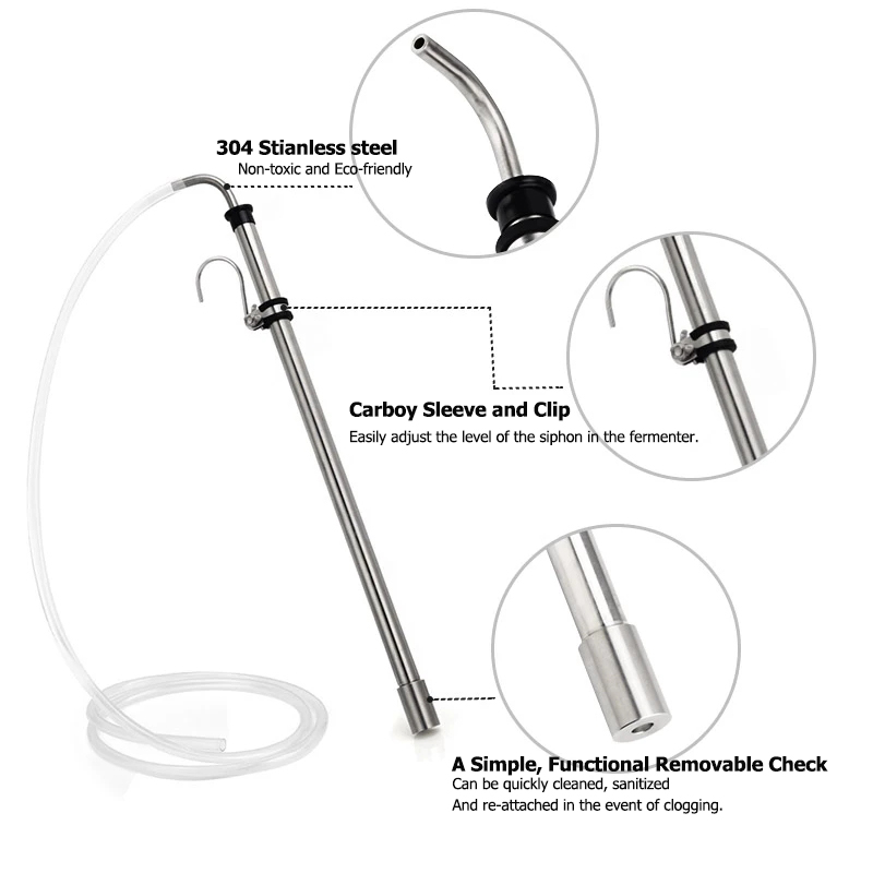 Edelstahl Bier Siphon Mit 1M S – Beer Wine Kit Bewertung und Preis