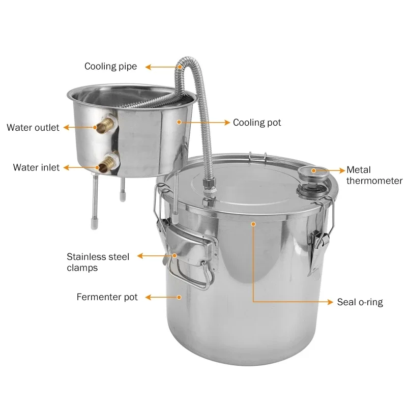 22L Alkohol-Destillierapparat  – Beer Wine Kit Bewertung und Preis