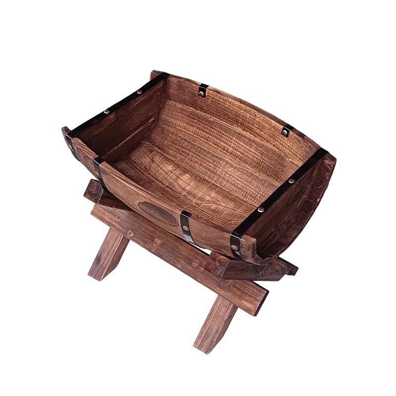 Weinfass-Blumentopf, halbes Fa – Wine Beer Garden Bewertung und Preis