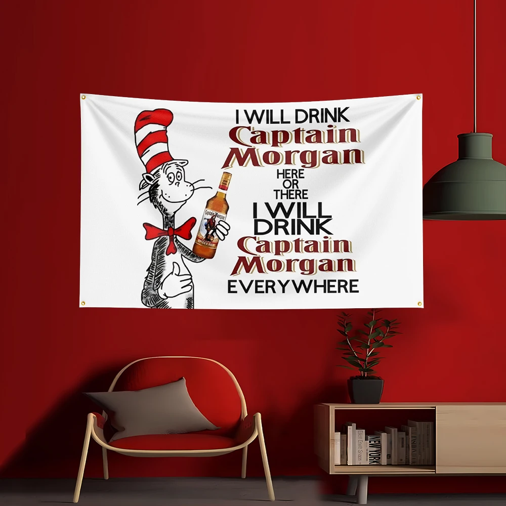 90X150CM C-Captain Morgans Rum – Wine Beer Garden Bewertung und Preis