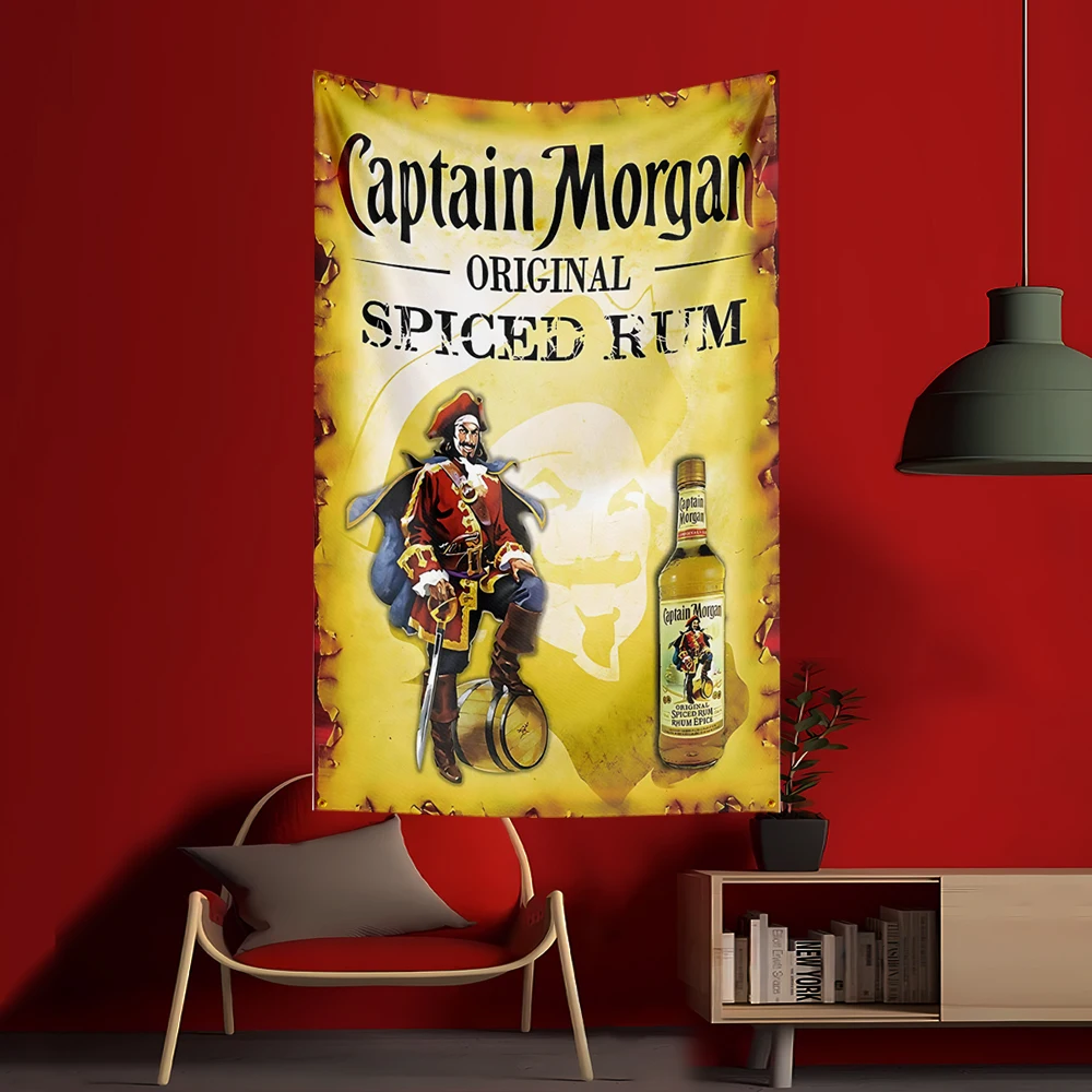 90X150CM C-Captain Morgans Rum – Wine Beer Garden Bewertung und Preis