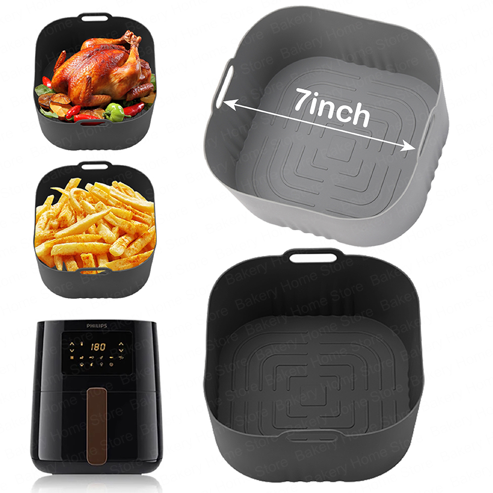 Quadratische Silikon-Einlagen  – Philips Air Fryer Hd9252 Bewertung und Preis